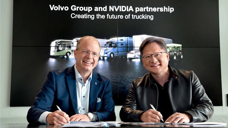 Volvo Group partners with NVIDIA to develop autonomous truck technologies 